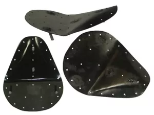 13" x 14" Springer Seat Saddle Pan For Harley Chopper Bobber Dyna Softail 27107 - Foto 1 di 1