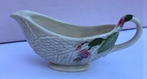 Crown Devon Fuchsia Miniature Sauce Boat Jug c 1950 Condiment Pickle Mint 50s - Picture 1 of 7
