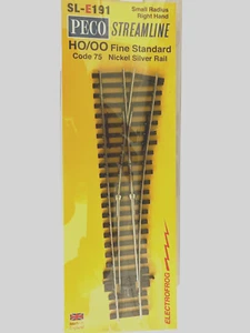 PECO SL-E191 CODE 75 FINE STANDARD SMALL RADIUS RIGHT HAND ELECTROFROG - Picture 1 of 1