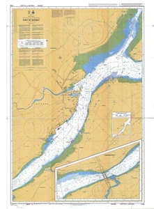 Admiralty 4786 Fleuve Saint Laurent St.Lawrence River Port De Quebec Chart Map - Picture 1 of 6