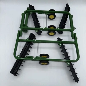 Vintage Ertl John Deere Druckguss Flex Gang klappbare Scheibenegge 1/16 Spielzeug Bauernhof - Bild 1 von 7