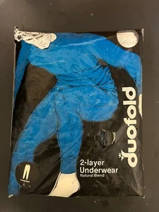 Vintage Duofold Long Underwear Wool Cotton NOS 2 Layer Cotton Sz L Large - Picture 1 of 3