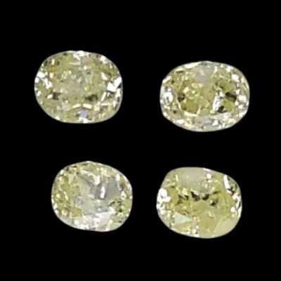0.30 CTS  Natural diamond oval shape 4pcs "see video" - Image 1 of 2