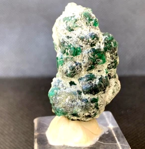 Natural EMERALD Crystal On Matrix 107 Carat Mineral Specimen From Swat Pakistan - Picture 1 of 13