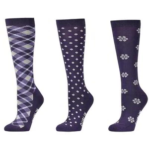 Dublin 3 Pack Socks - Plum Perfect - Picture 1 of 1