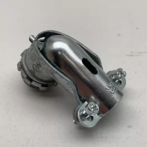 (25-Pack) 1/2" Flex Flexible Metal Conduit FMC Angle Box Connector 90-Degree - Picture 1 of 12