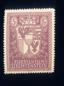 LIECHTENSTEIN: COMO NUEVO #131 NUNCA ARTICULADO OG CV $700 - Imagen 1 de 2