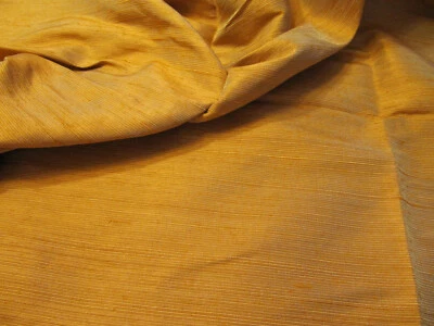 New Piece Silk Fabric(Remnant), 28"L x 44"W, Orange - Image 1 of 4