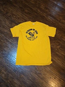 1981 Sport T Tshirt Single Stitch XL Vintage Yellowjackets Art Graphic Flaws  - Picture 1 of 5