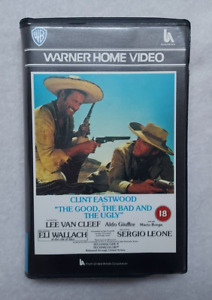 The Good Bad And The Ugly RARE RETRO BIG BOX WARNER VHS CLINT EASTWOOD WESTERN