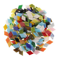 300pcs Colorful Rhombus  Pieces Mosaic Tiles Tessera  Craft 12mm