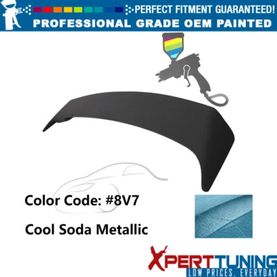 Fits 09-13 Toyota Corolla OE Style Painted #8V7 Trunk Spoiler Wing W/ LED Brake Foto 1 de 4