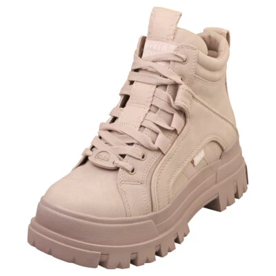 Botas de moda Buffalo Aspha Nc Mid veganas para mujer en malva Foto 1 de 4