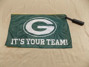 BANDERA DE FANÁTICO GIRATORIO DE DOS LADOS GREEN BAY PACKERS Lambeau Field Souvenir - Imagen 1 de 4