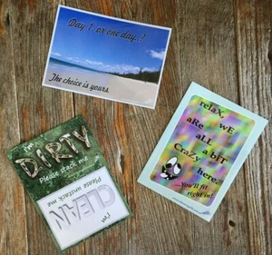 3pk A6 Handy Fun Useful Cheeky Reminder Fridge Dishwasher Novelty Magnets Gifts - Bild 1 von 12
