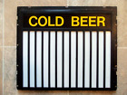 Vintage Cold Beer Sign 1960s Store Display Pop Art Style Old Original