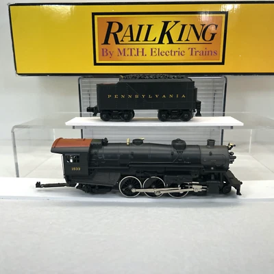 MTH RailKing 30-1678-1 Pennsylvania 4-6-2 Pacific Steam PS.3 O Used #1533 PRR - Image 1 of 4