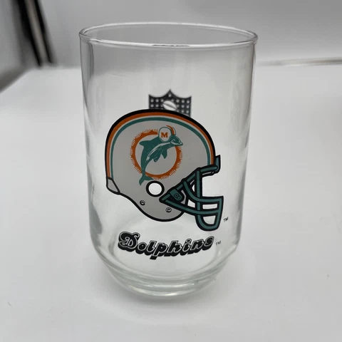 Miami Dolphins Vintage Glass Coca-Cola NFL Cover