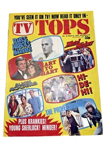 TV Tops Magazine #76 March 19, 1983 Britain Krankies Young Sherlock Culture Club - Picture 1 of 7