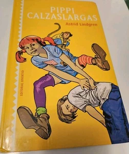 Pippi Calzaslargas Spanish Edition Hardcover By Lindgren, Astrid 1959 Good Cond. - Picture 1 of 13