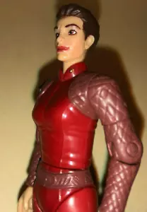 Star Trek DS9 Major Kira Nerys bajoran figure Playmates toy card Deep Space 9 - Picture 1 of 5
