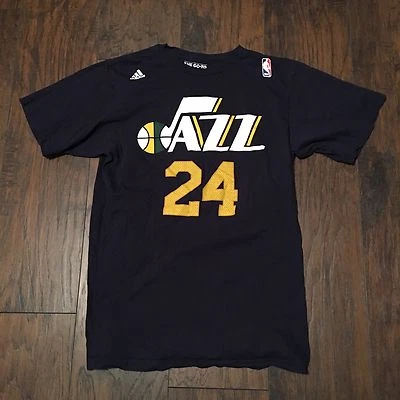 Camisa Utah Jazz NBA Paul Millsap #24 Adidas nome e número médio - Imagem 1 de 4
