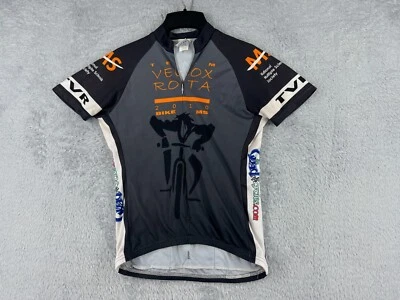 Jersey de ciclismo Voler para mujer gris medio naranja 1/2 cremallera Velox Rota poliéster Foto 1 de 4