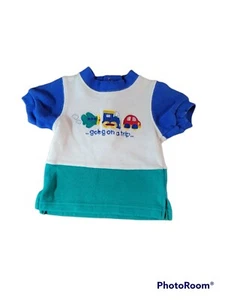 Camisa vintage Little Wonders bebé niño niña 3-6 meses - Imagen 1 de 5