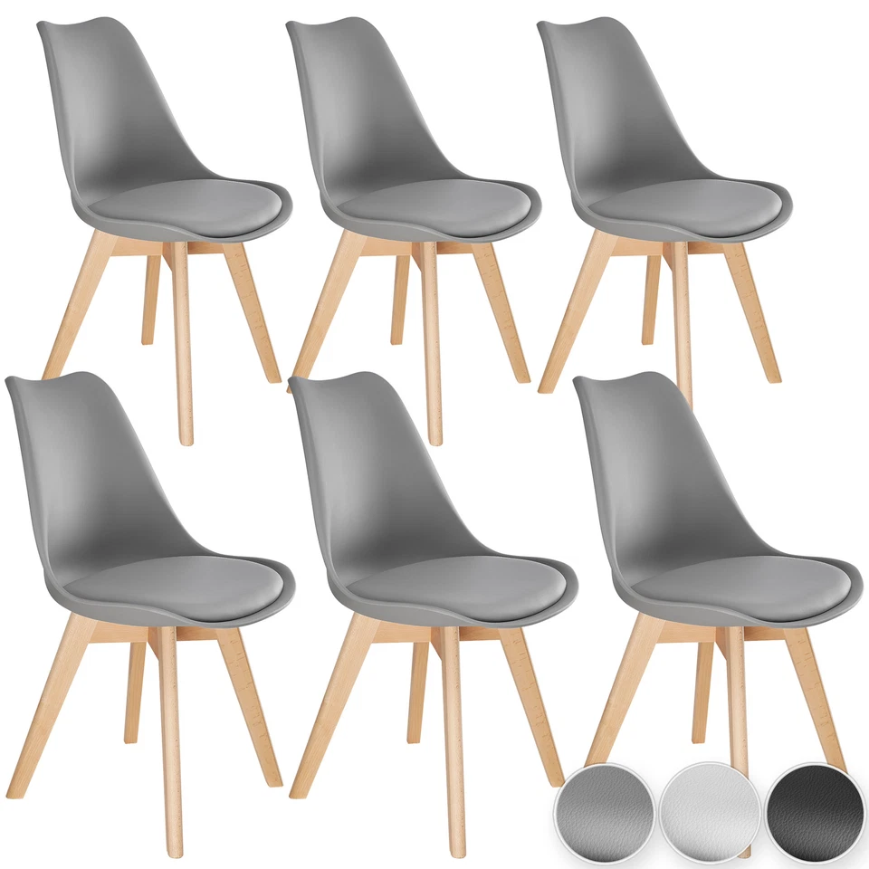 Set 6x Sedie Tavola Ergonomico Cucina Feltri Mobile Sedile Ufficio Salotto Nuovo - Immagine 1 di 1