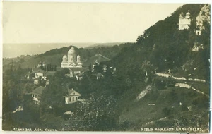 USSR ABKHAZIA GEORGIA IVERIAN MOUNTAIN CHAPEL NEW ATHOS RPPC 1929 CAUCASUS - Picture 1 of 2