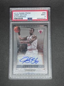 2012-13 Panini Prizm Jimmy Butler Rookie Auto PSA 9 #98 Bulls RC