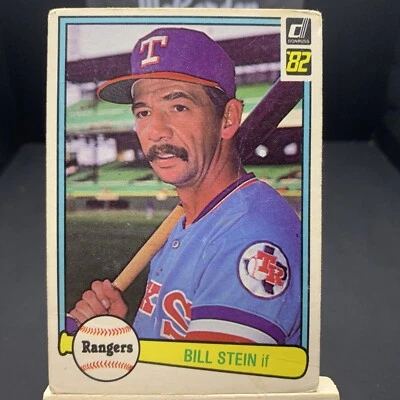 1982 Donruss Bill Stein #37 Texas Rangers - Image 1 of 2