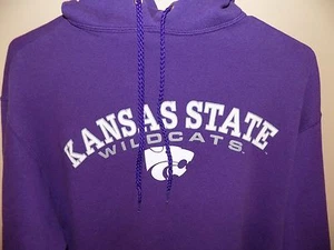 Sudadera con Capucha Kansas State Wildcats Talla M Púrpura - Imagen 1 de 4
