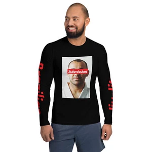 Marcelo Garcia Brazilian Jiu-Jitsu BJJ Gi No-gi Nogi MMA Long Sleeve Rash Guard - Picture 1 of 32