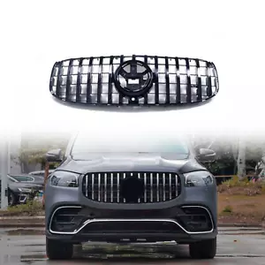 Parrilla de parachoques delantera trasera para MERCEDES BENZ GLS63 2020+ negra - Imagen 1 de 5