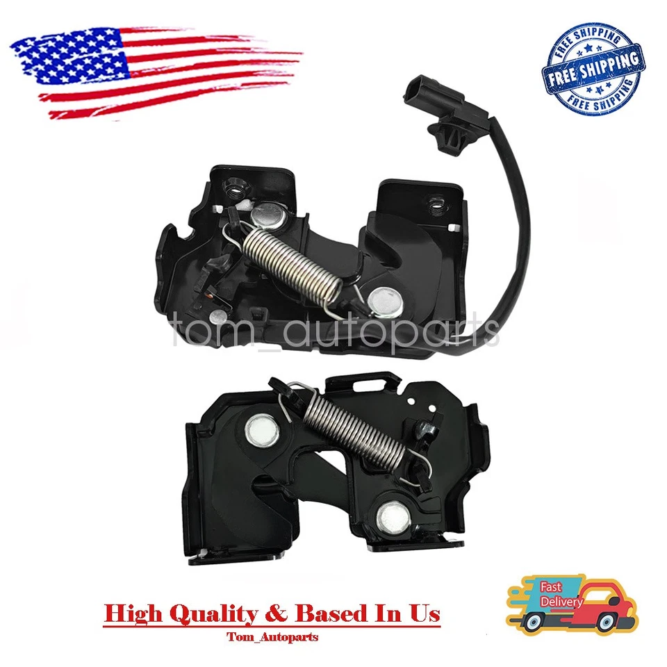 Left＆Right Hood Lock Latch For Nissan Z 370Z GT-R For Infiniti G25 G35 G37 Q40 - Imagem 1 de 4