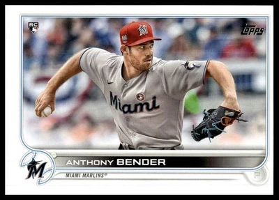 2022 Topps #160 Anthony Bender RC - Image 1 of 2