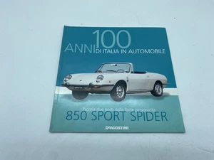 Fascicule Pour Modèle 100 Ans D'Italie Automobile Fiat 850 Sport Spider (115) - Picture 1 of 4