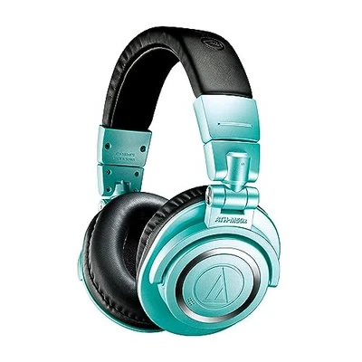 Audio-Technica ATH-M50xBT2IB Wireless Over-Ear Headphones, Ice Blue - Image 1 of 3