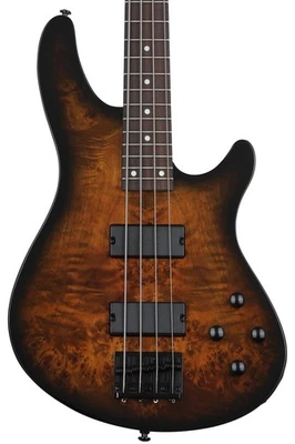 Bajo eléctrico estándar Schecter C-4 - Tabaco Burl Foto 1 de 4