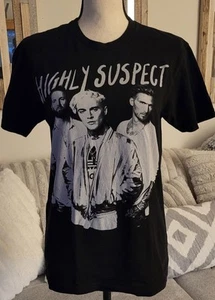Highly Suspect Band Members Tshirt Black Fan Tee Adult Unisex Sz Small - Picture 1 of 5