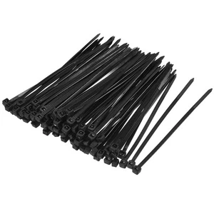 150Pack Cable Zip Ties 150mmx2.8mm Self-Locking Nylon Tie Wraps Black - Photo 1/4
