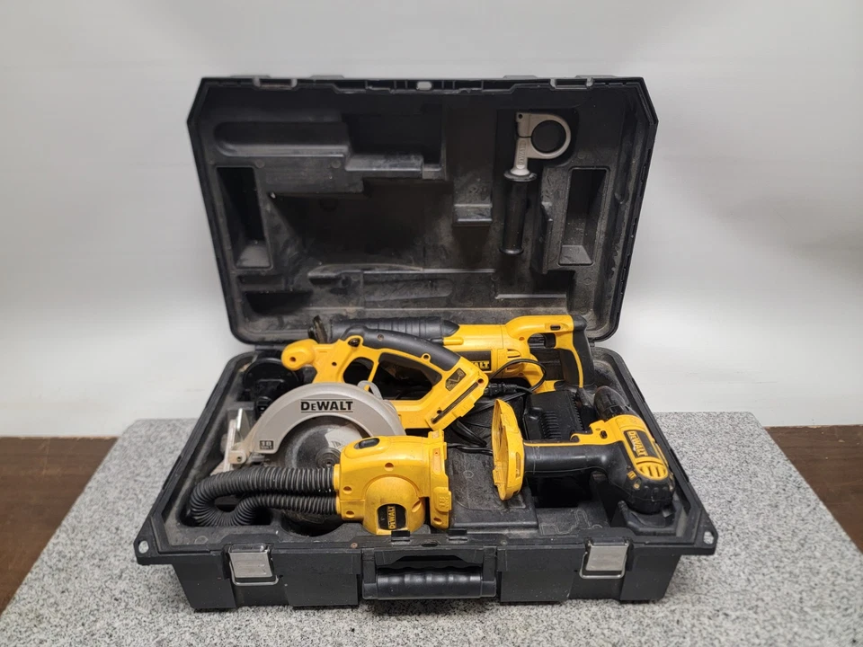DeWalt DCK450X, Drill, Circular Saw & Reciprocating, Light 18V Combo Kit W Case - Image 1 of 4