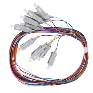 Fiber Pigtail Cable Multimode Carrier-Class Level 12-Pole SC/UPC 62.5/125 New - Photo 1/12