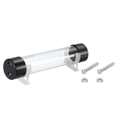 Cylindrical Water Cooling Tank G1/4" D50mm L240mm Clear with Acrylic and POM - Image 1 of 4