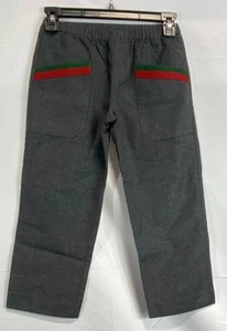 Gucci Kids Gray Stripe Wool Blend Casual Pants Trousers Size 8 - Picture 1 of 8