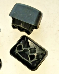 1 - Thule EC-1 black plastic end caps for rectangle-square bars - - EC1 covers - Picture 1 of 2