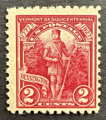 US 1927 Sc# 643 MNH Stamp Vermont Independence Battle Bennington - Image 1 of 2