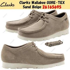 Clarks Wallabee GORE-TEX arena beige 26165695 Reino Unido 4-13 - Imagen 1 de 8
