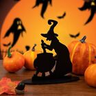 Halloween Desktop Decorations Halloween Witch Cooking Wooden Decoration DIY